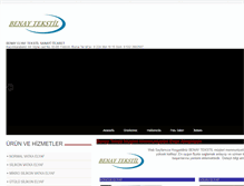 Tablet Screenshot of benaytekstil.com